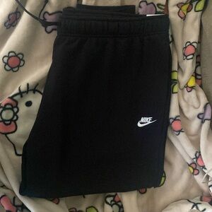 Black Nike joggers